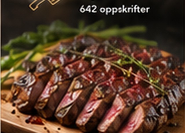 Perfekt entrecôte på grill med hvitløkssmør